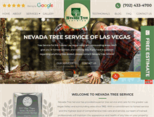 Tablet Screenshot of nevadatree.com
